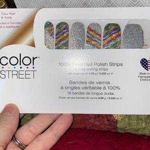 Colorstreet nail strips glitter design